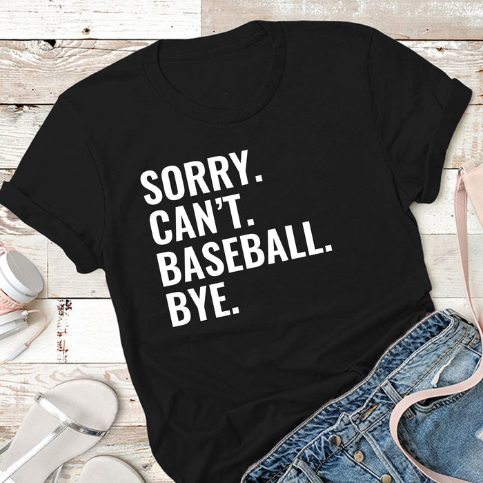 Sorry Can't Bye Personalized With Sports Premium Tees