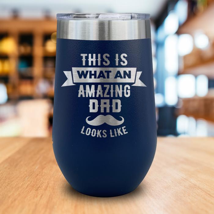 Amazing Dad Engraved Wine Tumbler