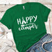 Happy Camper 2 Premium Tees T-Shirts CustomCat Kelly Green X-Small 