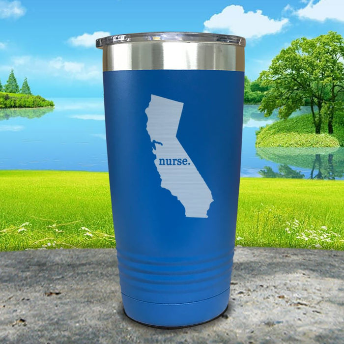 Nurse California Premium Laser Engraved Tumbler