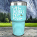 Wife Football Mom Boss Color Printed Tumblers Tumbler ZLAZER 30oz Tumbler Mint 