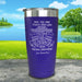 Dad Braver Stronger Smarter Loved (CUSTOM) Engraved Tumbler Tumbler ZLAZER 20oz Tumbler Royal Purple 