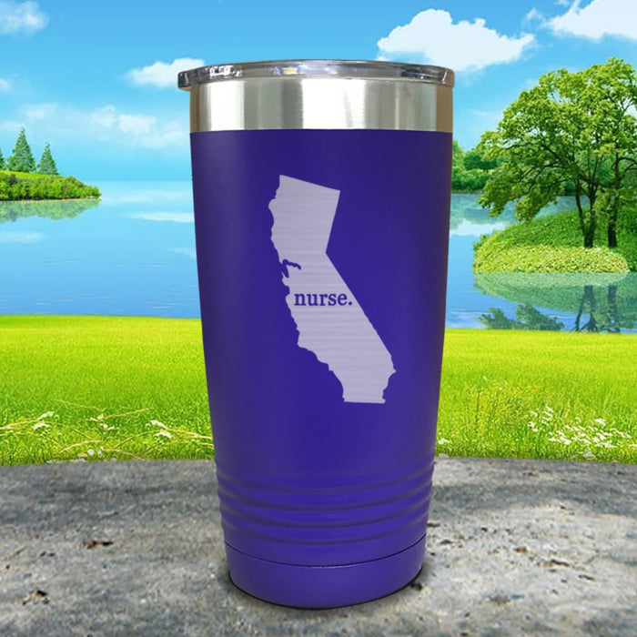 Nurse California Premium Laser Engraved Tumbler