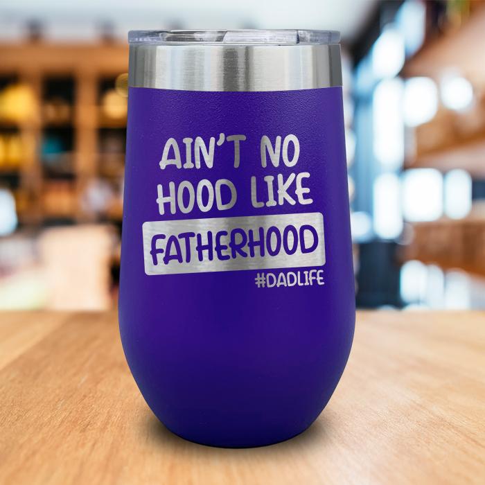 Fatherhood Engraved Wine Tumbler