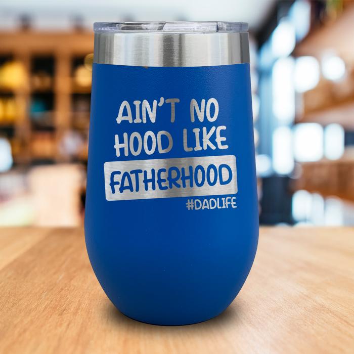 Fatherhood Engraved Wine Tumbler