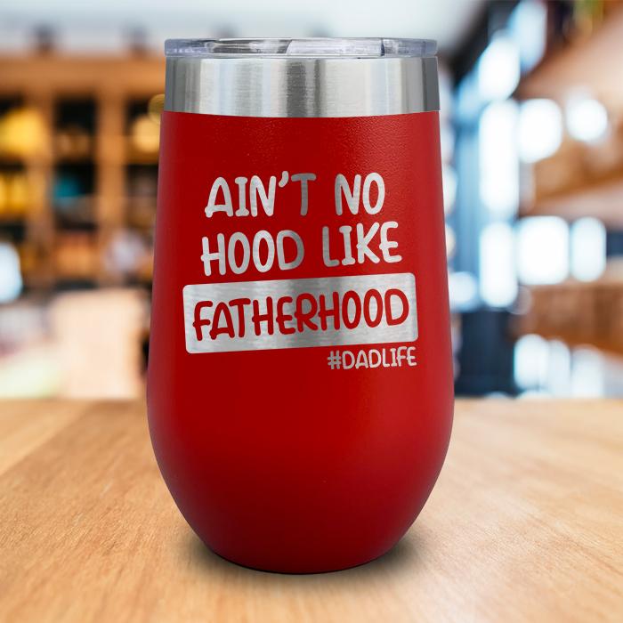 Fatherhood Engraved Wine Tumbler