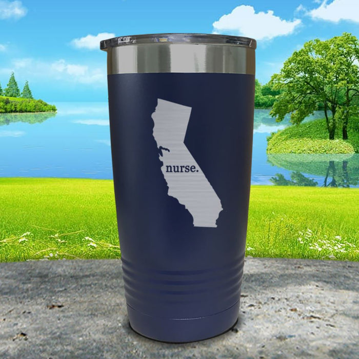 Nurse California Premium Laser Engraved Tumbler