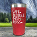 Wife Football Mom Boss Color Printed Tumblers Tumbler ZLAZER 20oz Tumbler Red 