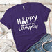 Happy Camper 2 Premium Tees T-Shirts CustomCat Purple Rush/ X-Small 