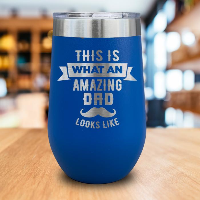 Amazing Dad Engraved Wine Tumbler