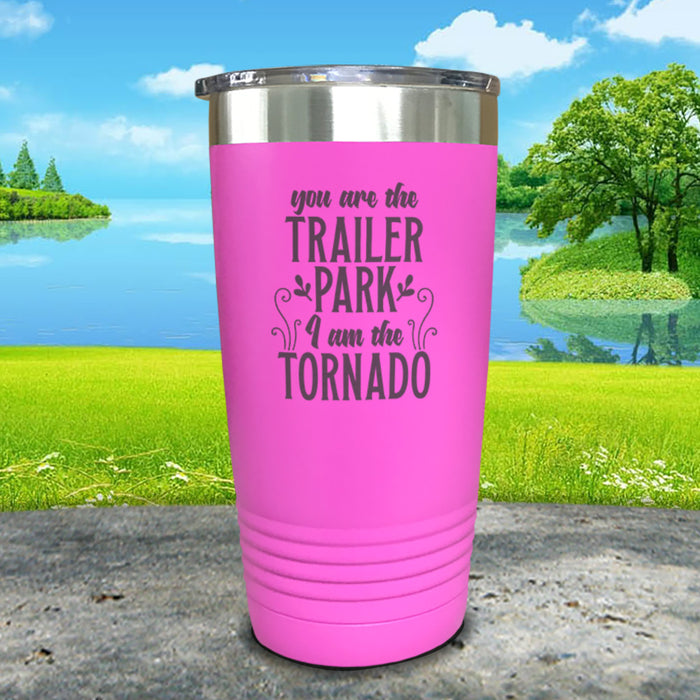 I Am The Tornado Engraved Tumbler