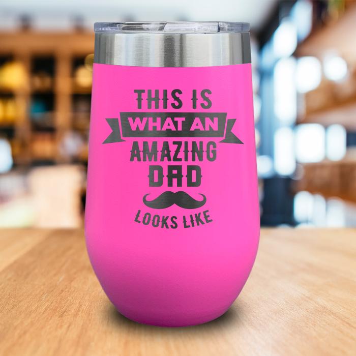 Amazing Dad Engraved Wine Tumbler