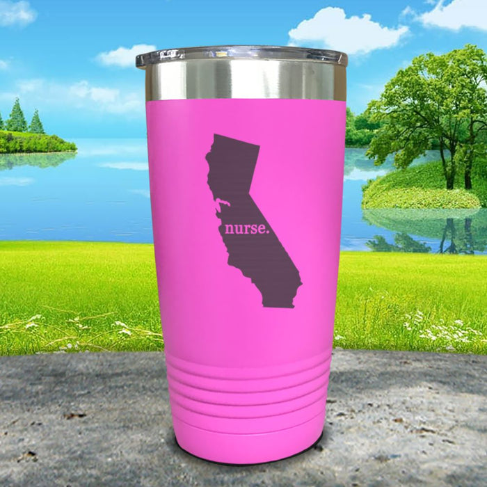 Nurse California Premium Laser Engraved Tumbler