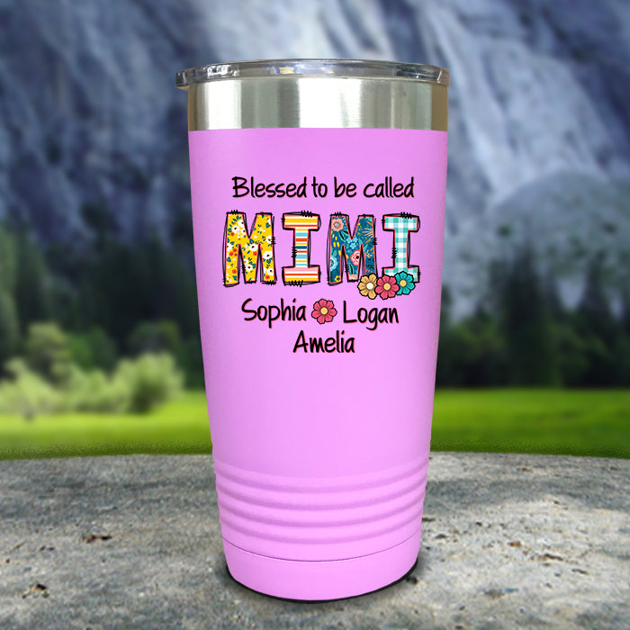 Blessed Mana Pink Floral 20oz Tumbler