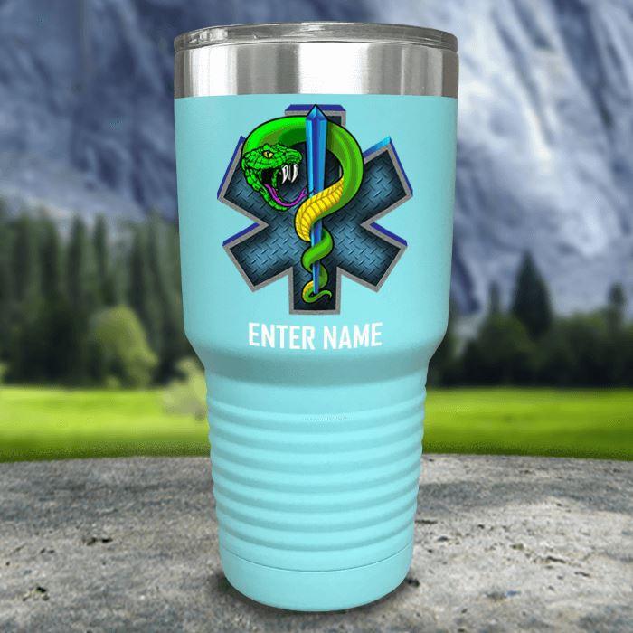 Personalized EMT Color Printed Tumblers Tumbler ZLAZER 30oz Tumbler Mint 