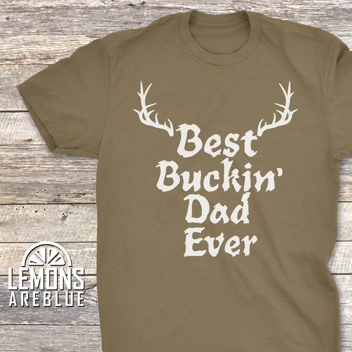 Best Buckin' Dad Ever v1 Premium Tees