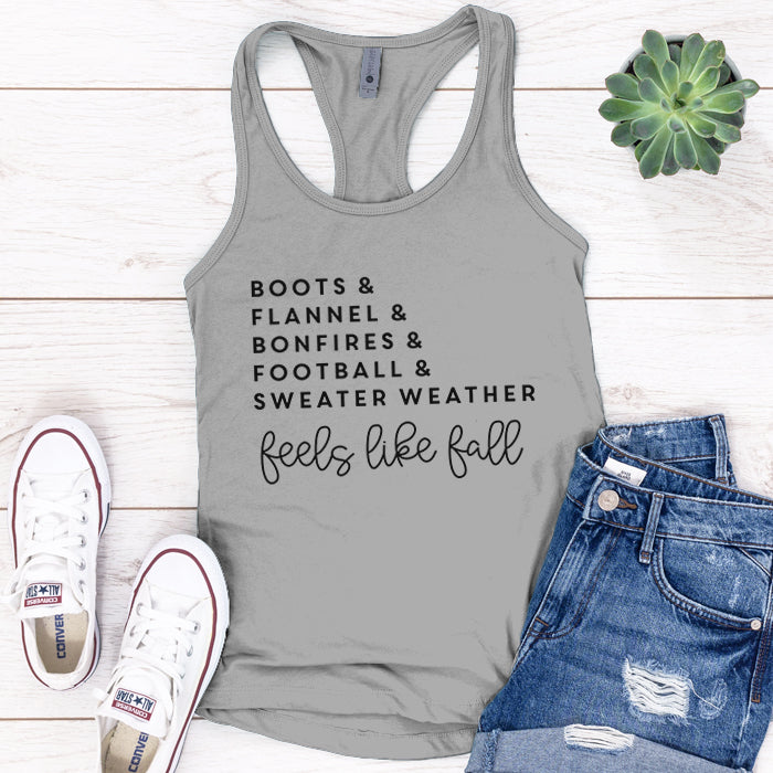 Feels Like Fall Premium Tank Top