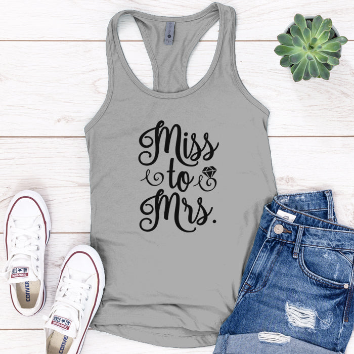 Miss To Mrs Premium Tank Top