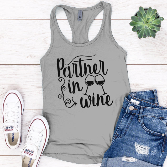 Partner In Wine Premium Tank Top