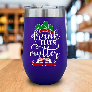 Drunk Elves Matter Color Printed Wine Tumbler