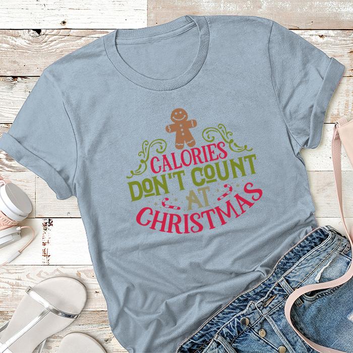 Calories Don't Count At Christmas Premium Tee