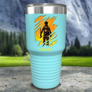 Personalized Into The Inferno Color Printed Tumblers Tumbler Nocturnal Coatings 30oz Tumbler Mint 