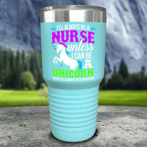 Nurse Unicorn Color Printed Tumblers Tumbler Nocturnal Coatings 30oz Tumbler Mint 