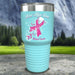 Love Hope Cure Breast Cancer Color Printed Tumblers Tumbler ZLAZER 30oz Tumbler Mint 