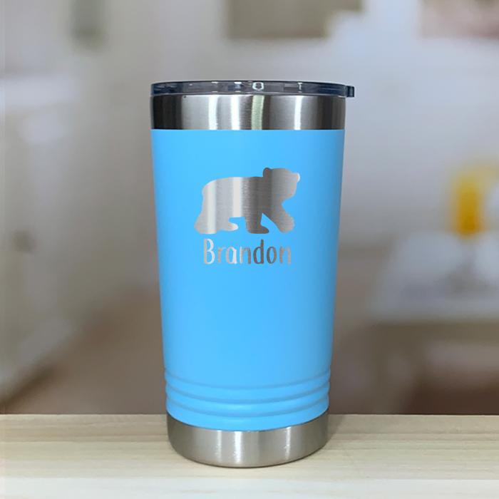 Personalized Bear Kids Engraved Tumbler