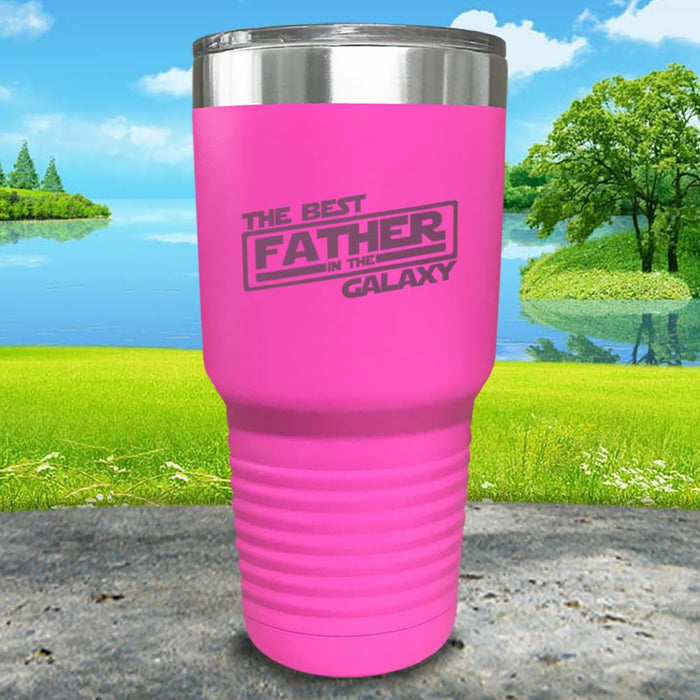 The Best Father In The Galaxy Engraved Tumbler