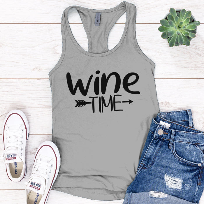 Wine Time Premium Tank Top