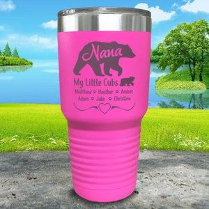Grandparents Bear (CUSTOM) With Names Engraved Tumblers