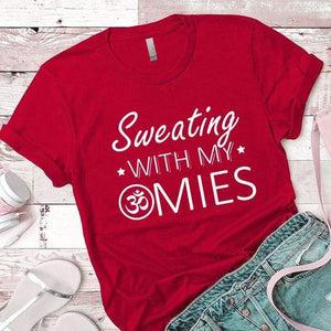 Omies Premium Tees T-Shirts CustomCat Red X-Small 