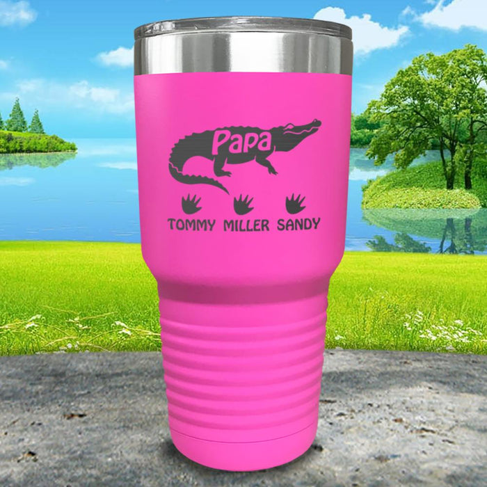 Papa Gator CUSTOM Dates Engraved Tumblers