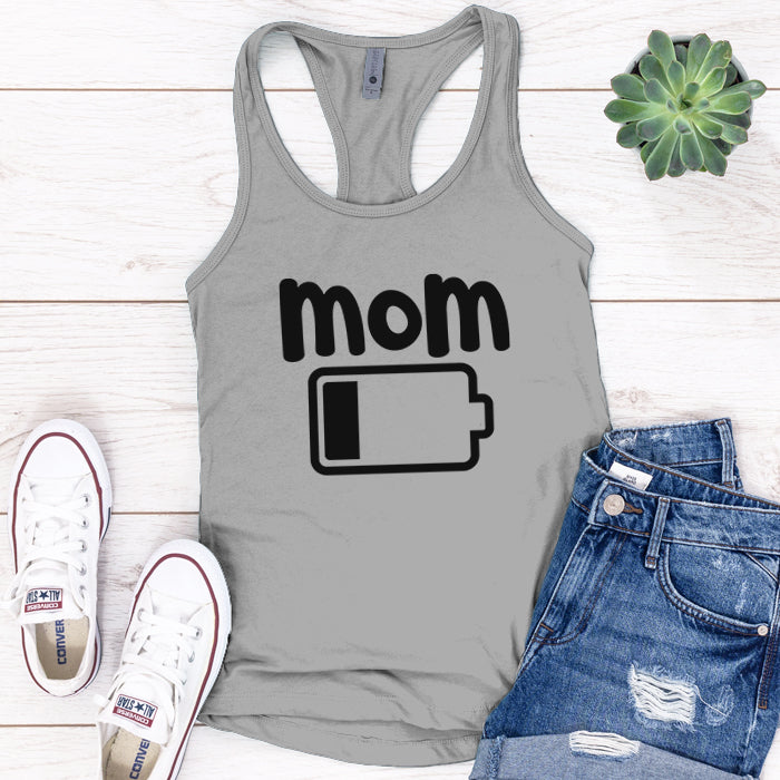 Mom Low Battery Premium Tank Top