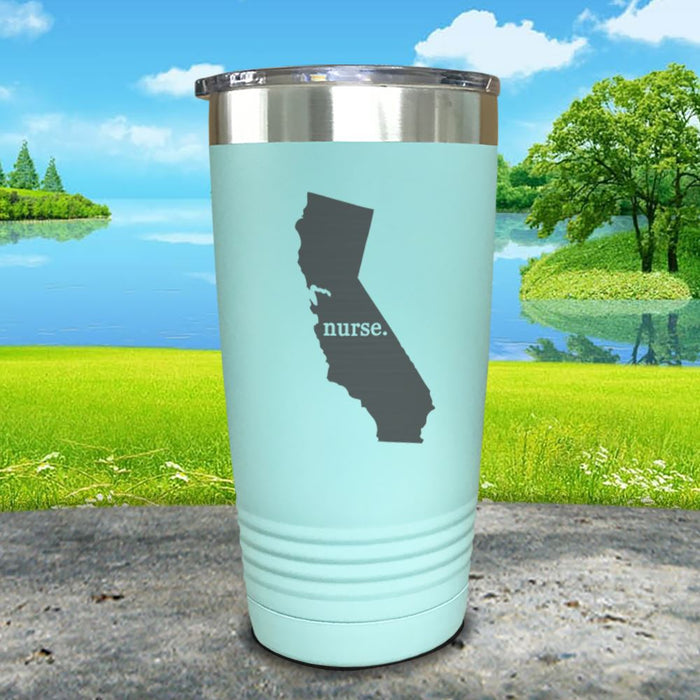 Nurse California Premium Laser Engraved Tumbler