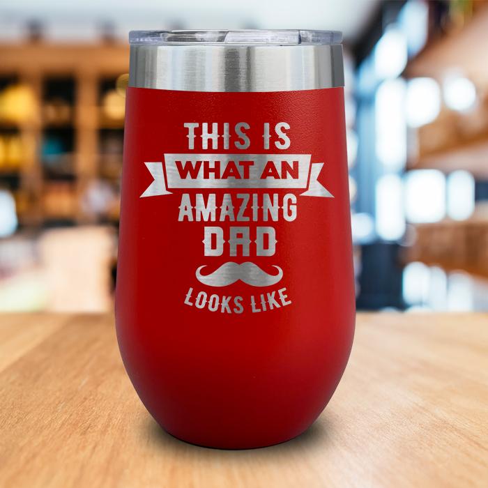 Amazing Dad Engraved Wine Tumbler