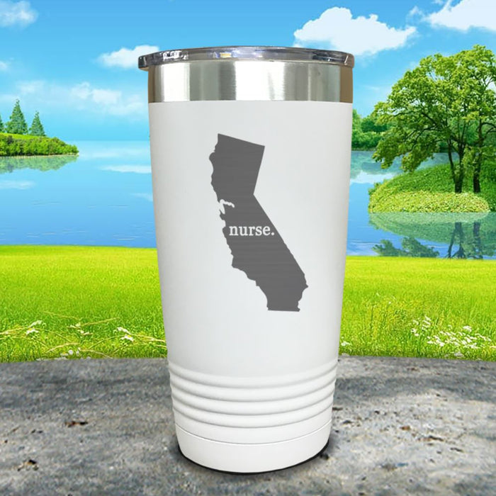 Nurse California Premium Laser Engraved Tumbler