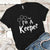 I`m a Keeper Premium Tees T-Shirts CustomCat Black X-Small 