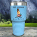 A Woman Who Loves German Shepherds Color Printed Tumblers Tumbler Nocturnal Coatings 30oz Tumbler Light Blue 