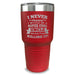 Super Cool Uncle Engraved Tumbler Engraved Tumbler ZLAZER 30oz Tumbler Red 