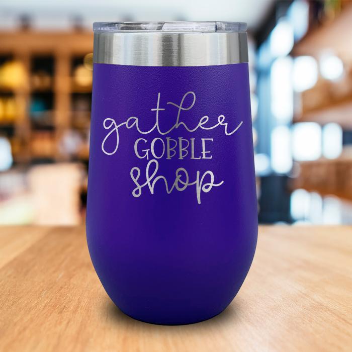 Gather Gobble Shop Engraved Wine Tumbler