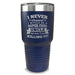 Super Cool Uncle Engraved Tumbler Engraved Tumbler ZLAZER 30oz Tumbler Navy 