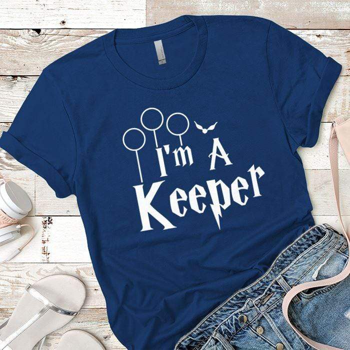 I`m a Keeper Premium Tees T-Shirts CustomCat Royal X-Small 