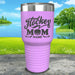 Hockey Mom (CUSTOM) Engraved Tumblers Tumbler ZLAZER 30oz Tumbler Lavender 