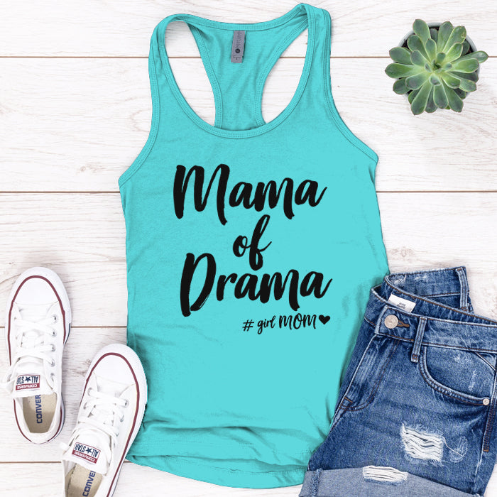 Mama Of Drama Premium Tank Top