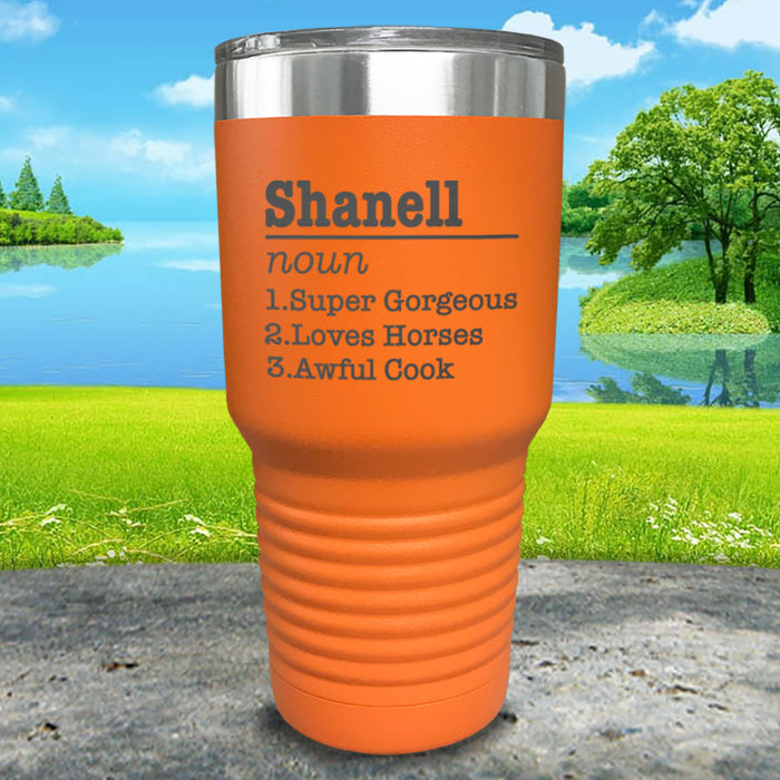 Name Definition (CUSTOM) Engraved Tumblers