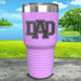 Dad Engraved Tumbler Tumbler ZLAZER 30oz Tumbler Lavender 