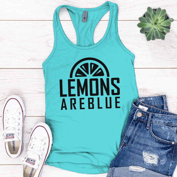 Lemons Are Blue Logo Premium Tank Top