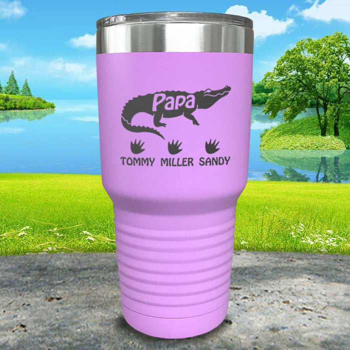 Papa Gator CUSTOM Dates Engraved Tumblers